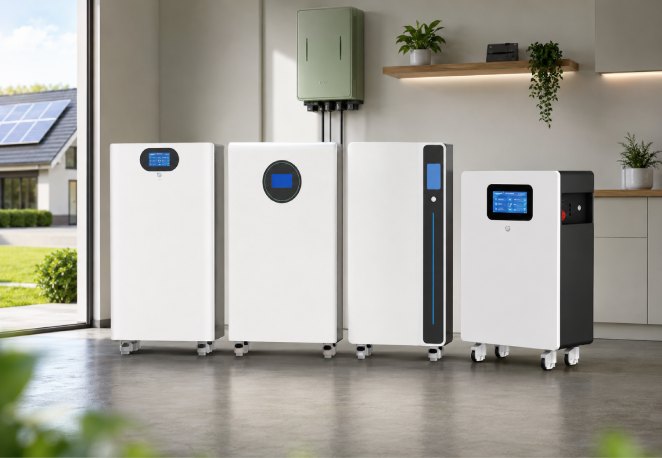 Home Vertical Lithium Battery Energy Storage System (16kWh/21kWh/32kWh)