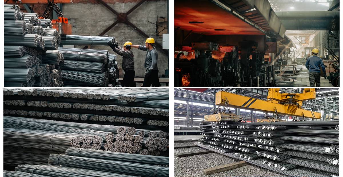 steel rebar product display steel rebar product display