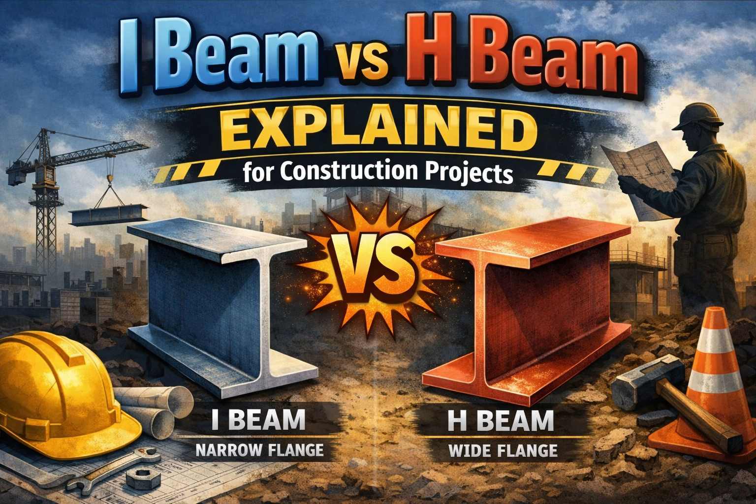 I Beam vs H Beam Explained for Construction Projects
