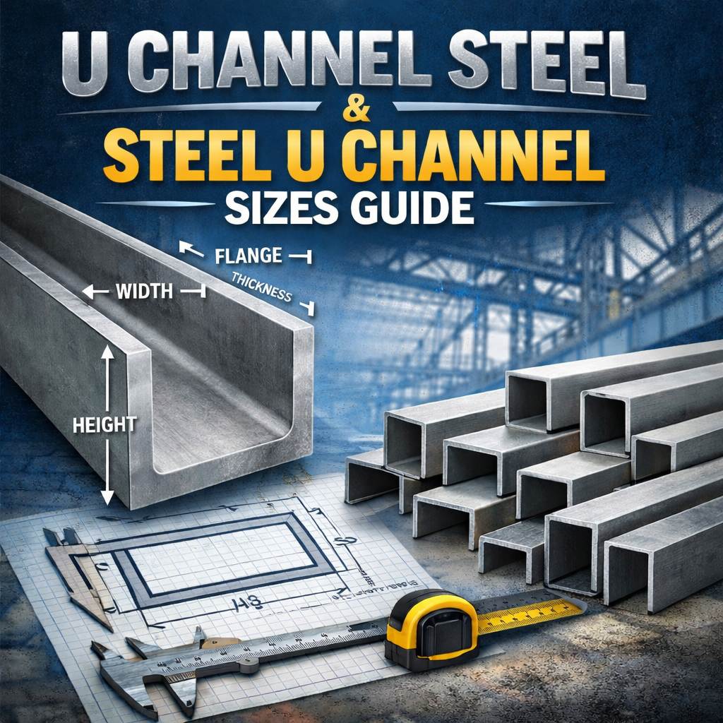 U Channel Steel Dimensions & Steel U Channel Sizes Guide