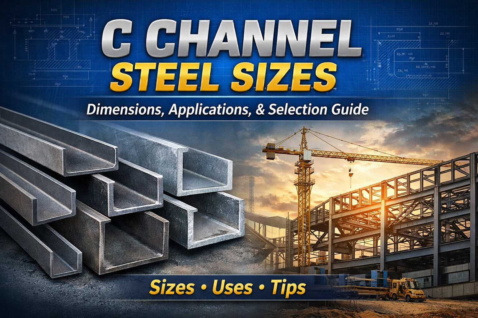 C Channel Steel Sizes: Dimensions, Applications, and Selection Guide