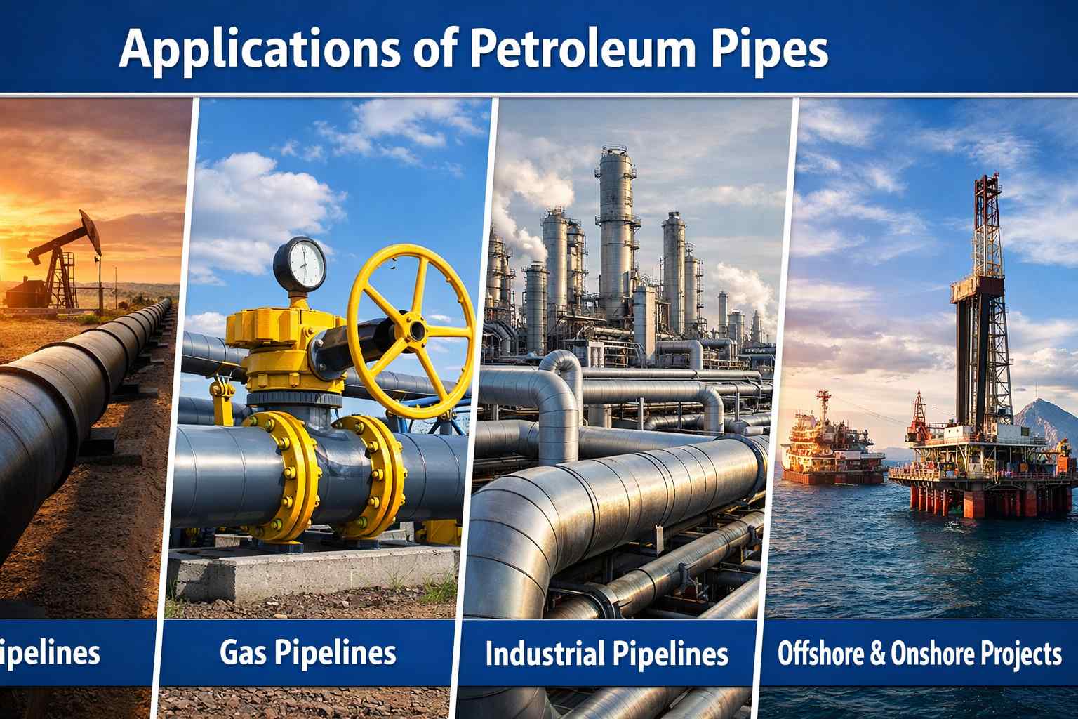 Applications of Petroleum Pipes