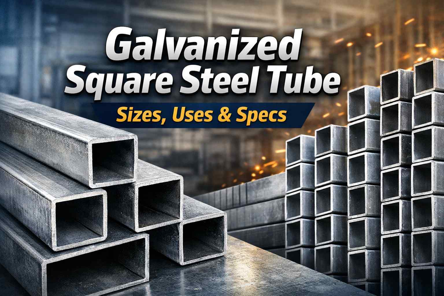 Galvanized Square Steel Tube: Advantages, Uses & Specs