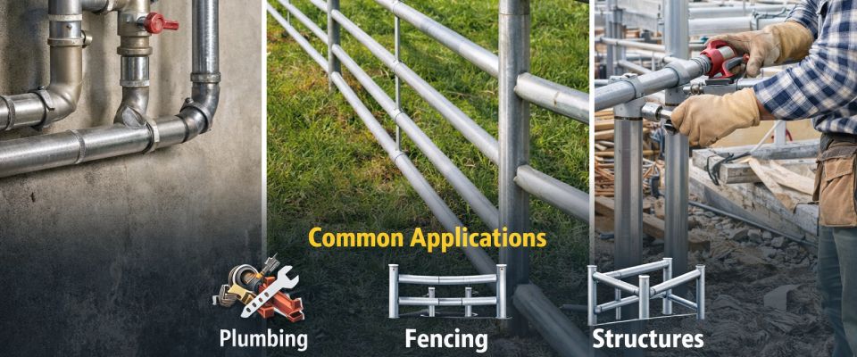 Hot dipped galvanized steel pipe application Hot dipped galvanized steel pipe application