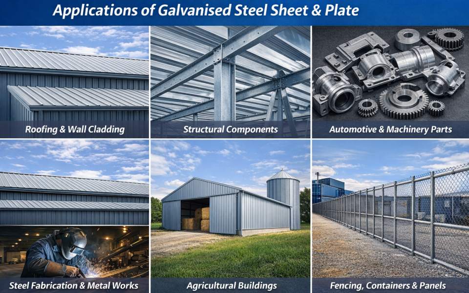 Applications of Galvanised Steel Sheet & Plate