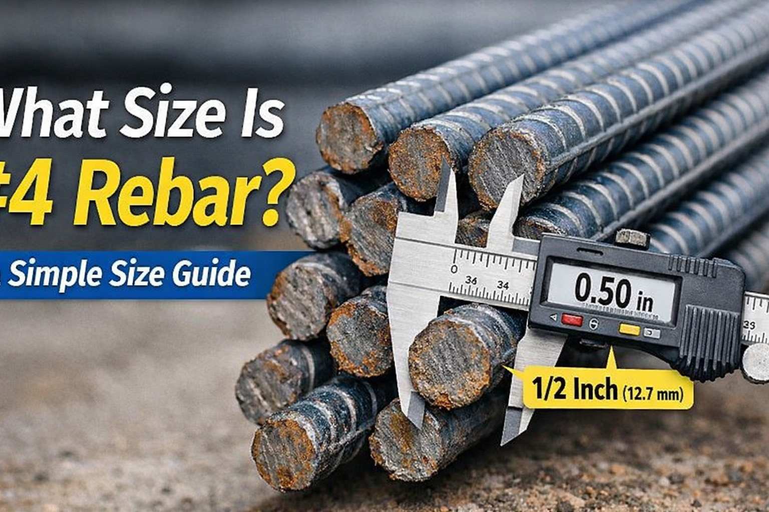 What Size Is #4 Rebar? A Simple Size Guide