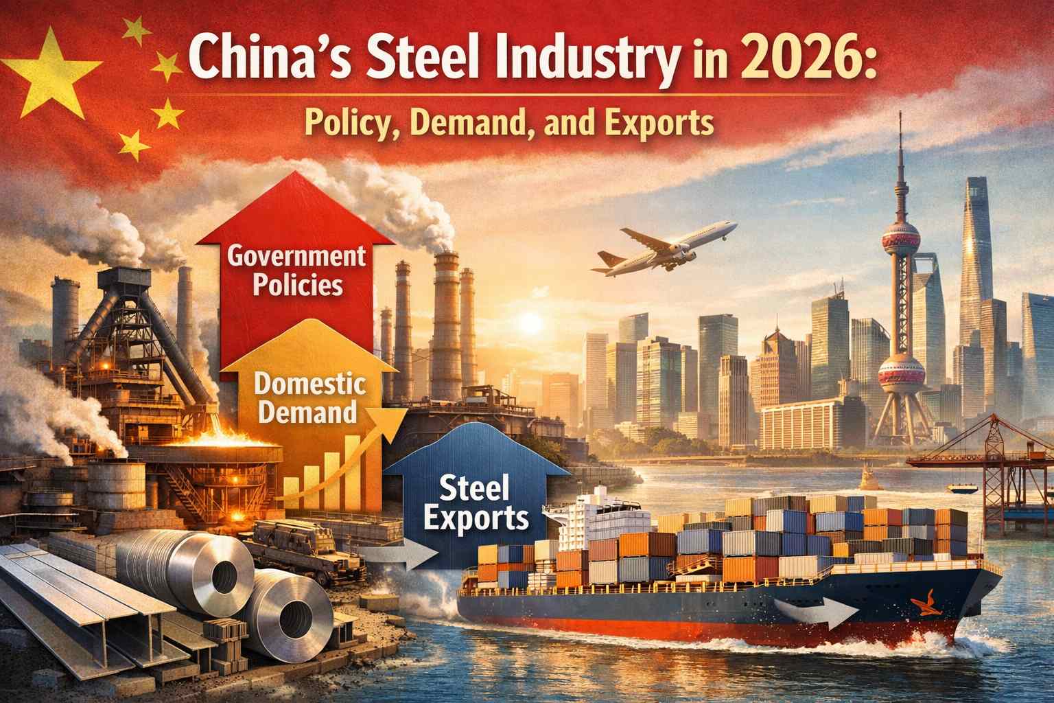 China’s Steel Industry in 2026: Policy, Demand, and Exports